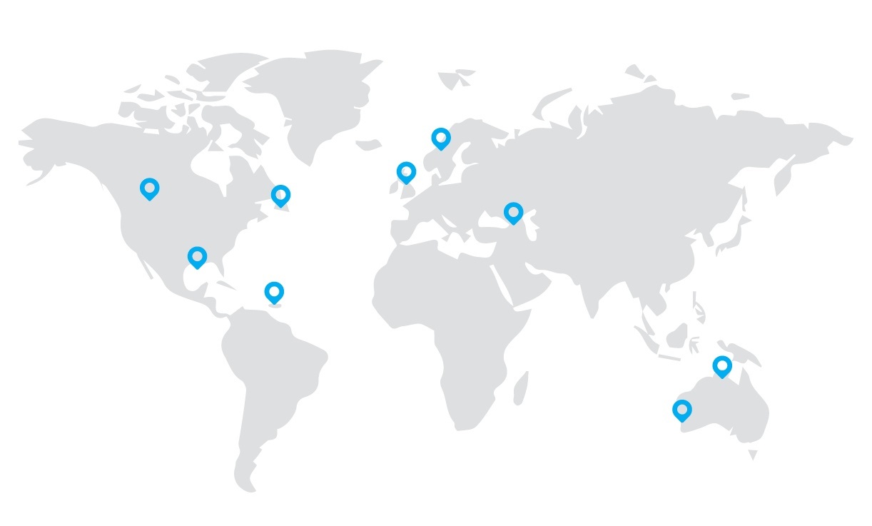 You can operate worldwide with our global reach